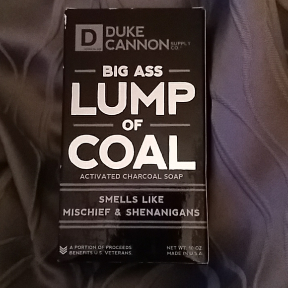 Duke Cannon Big Ass Lump of Coal Charcoal Soap - Picture 2 of 2